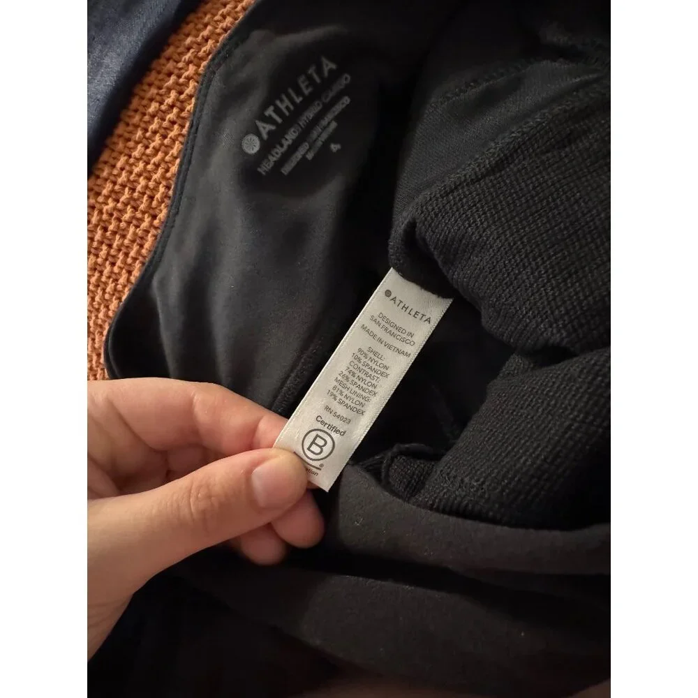Athleta Headlands Hybrid Cargo Pant Skinny Black Womens Size 4 - Picture 3 of 6